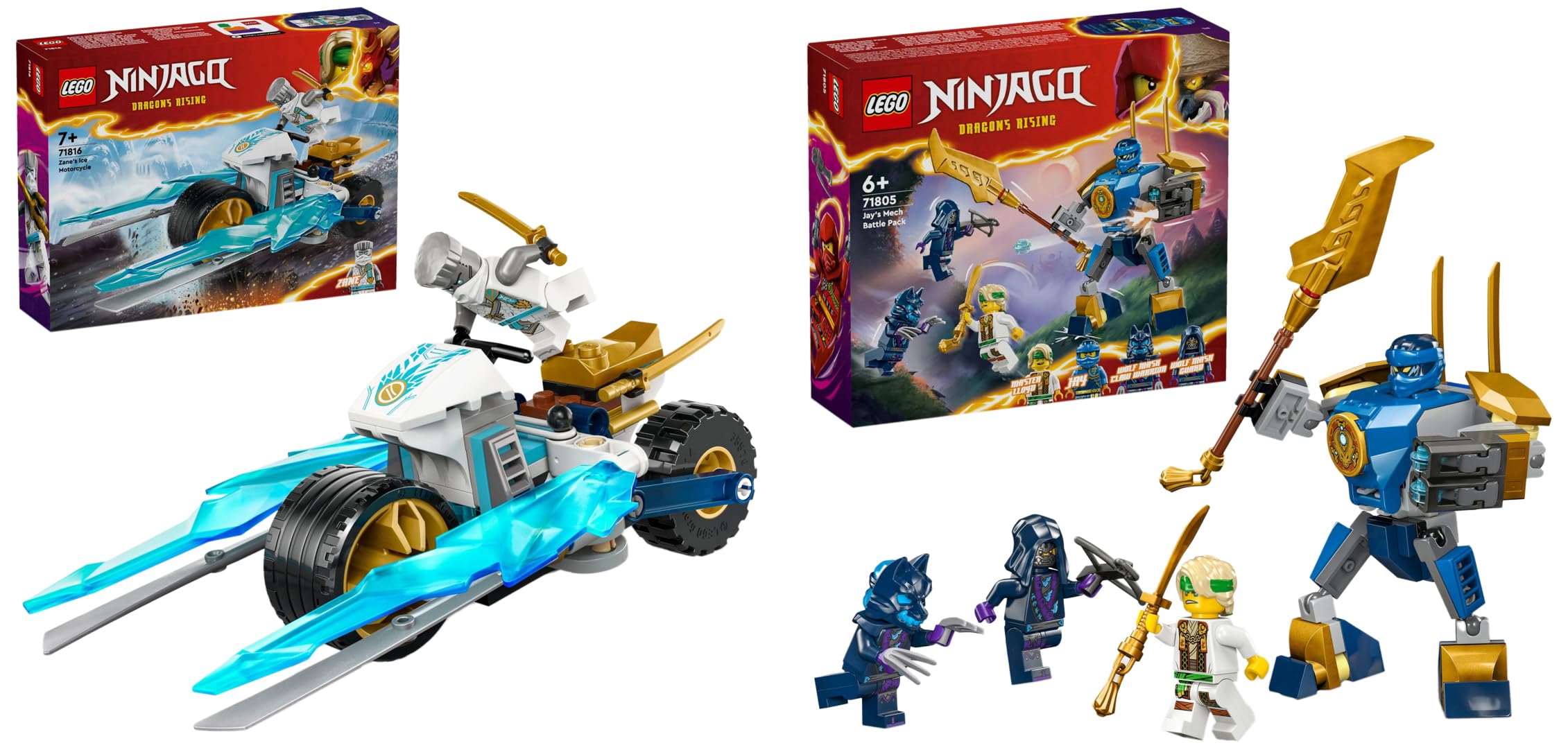 NAKAZAWA LEGO NINJAGO Jay's Mech Battle Pack Ninja Toy 71805 (78 Pieces